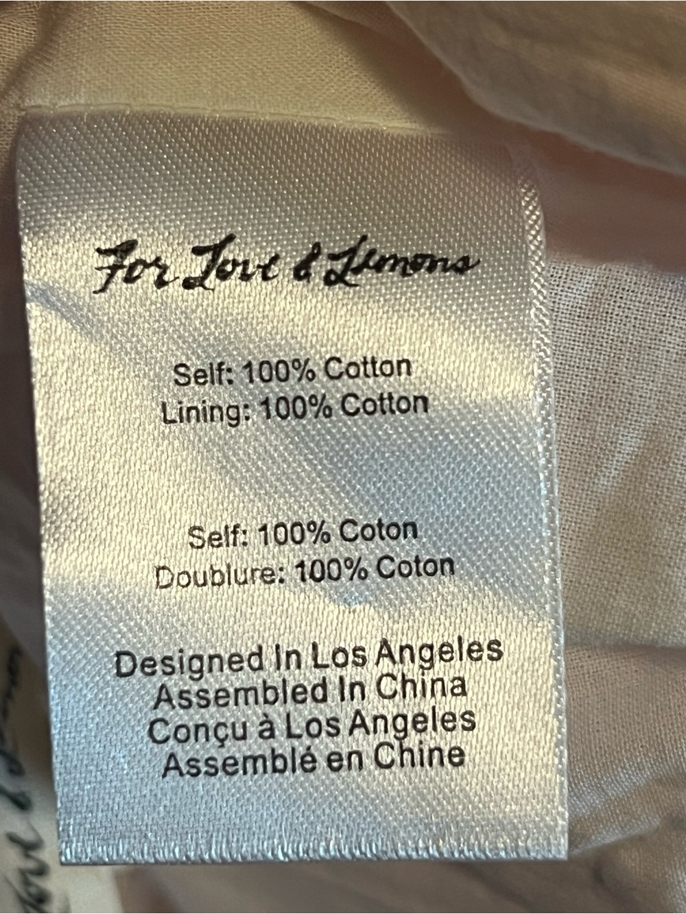 For Love & Lemons Dixie Mini Dress Pink Gingham Size XS Cottagecore Coquette - Picture 6 of 6